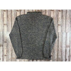 Holebrook Sweden Windproof Cable Knit Sweater size XL color Blue tan